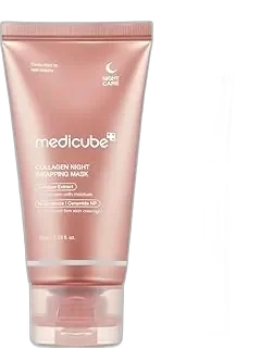 medicube Collagen Night Wrapping Peel Off Facial Mask with Jelly Brush