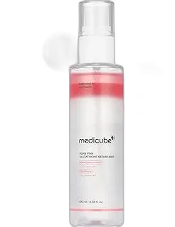 medicube Salmon DNA PDRN Pink Glutathione Spray Serum I Pink Glass Glow Serum Mist for Moisturizer, Soothing and Firming, Uneven skin tone, Salmon PDRN & Niacinamide, Korean skin care (3.38 fl. oz.)